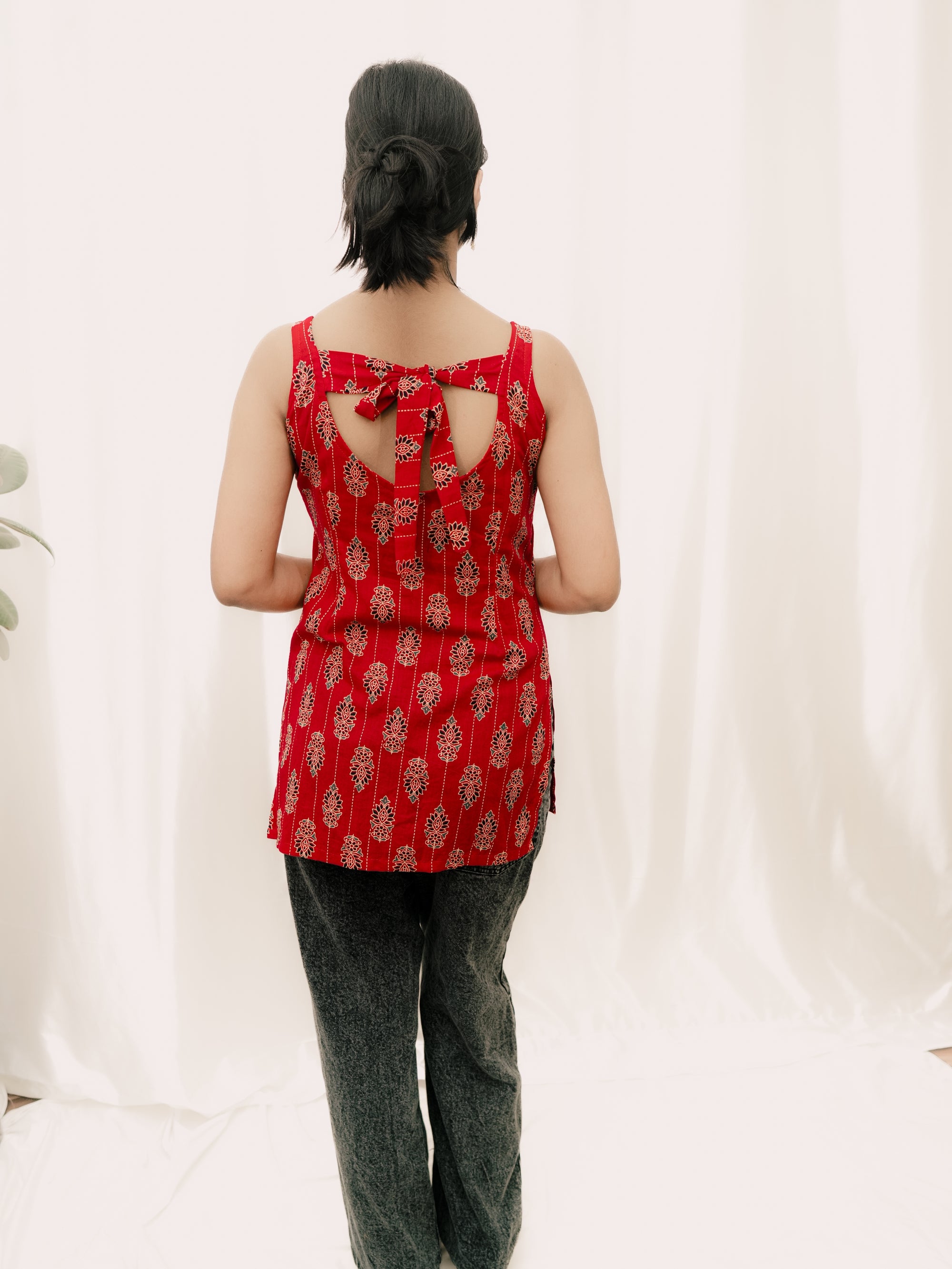 Nazakat Back Tie Dress