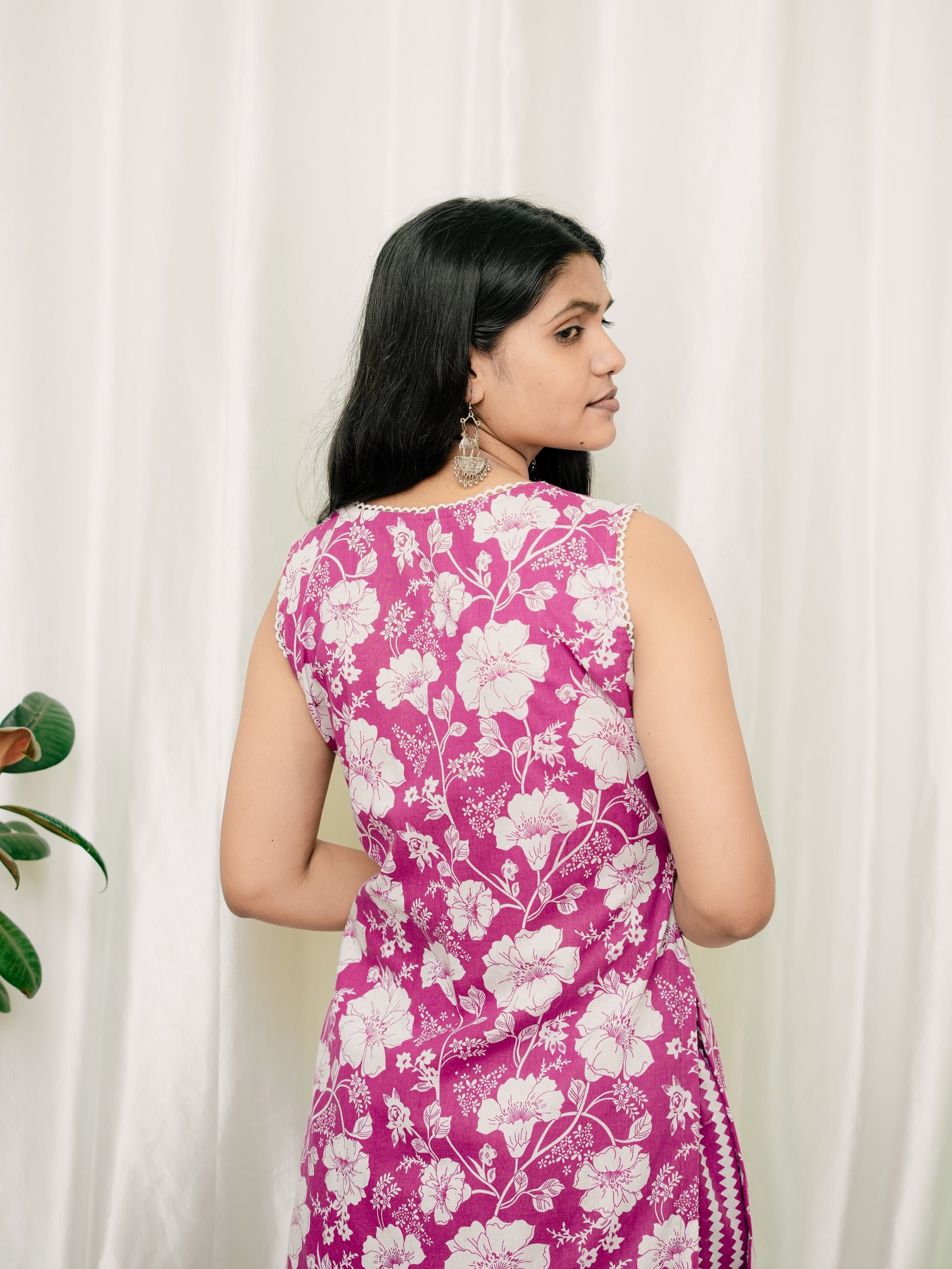 Purple Floral Co-Ord Sets